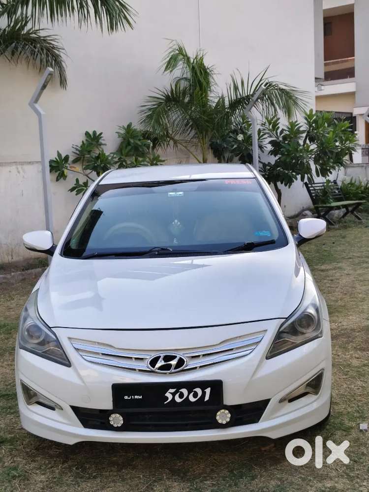 Vip Number Plate Hyundai Verna 2015 Diesel Good Condition