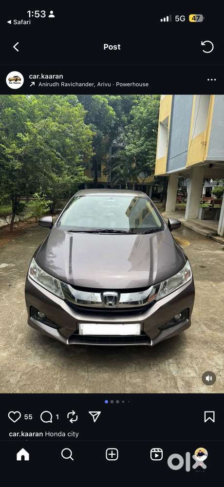 Honda City V Mt Exclusive, 2016, Diesel