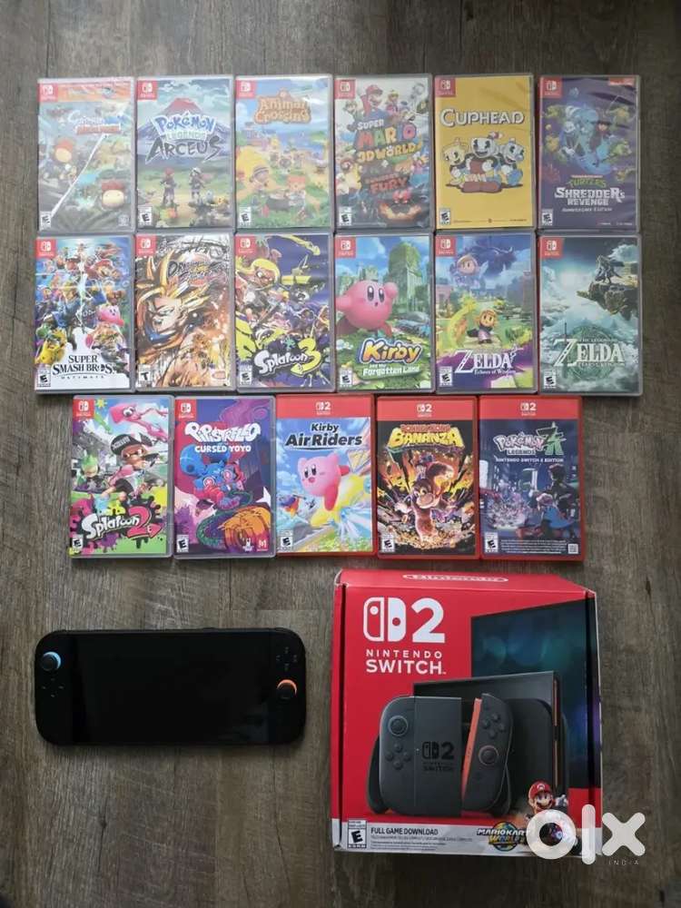 Nintendo Switch 2 With 17 Top Games And Accessories - Games