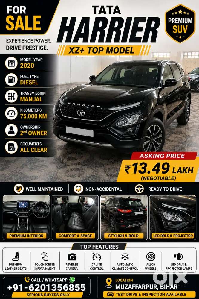 Tata Harrier 2.0 Kryotec 2020 Diesel Car