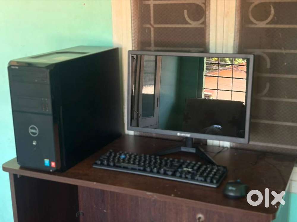 Intel I5 4th gen CPU,keyboard,mouse,monitor@12500/-