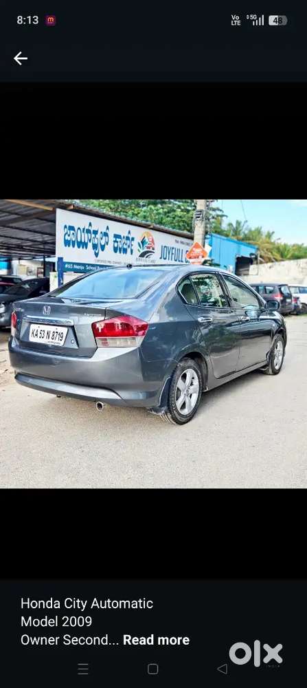 Honda City Automatic 
Model 2009
Owner 2
Insurance Running 
Fc Till 20
