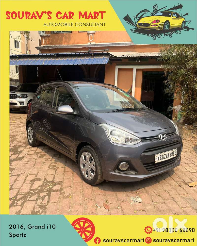 Hyundai Grand I10 2013-2016 Sportz, 2016, Petrol
