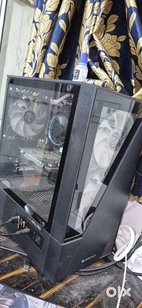 Intel Core i5-12400F Desktop PC with RTX 3050 6GB + 27-inch Monitor