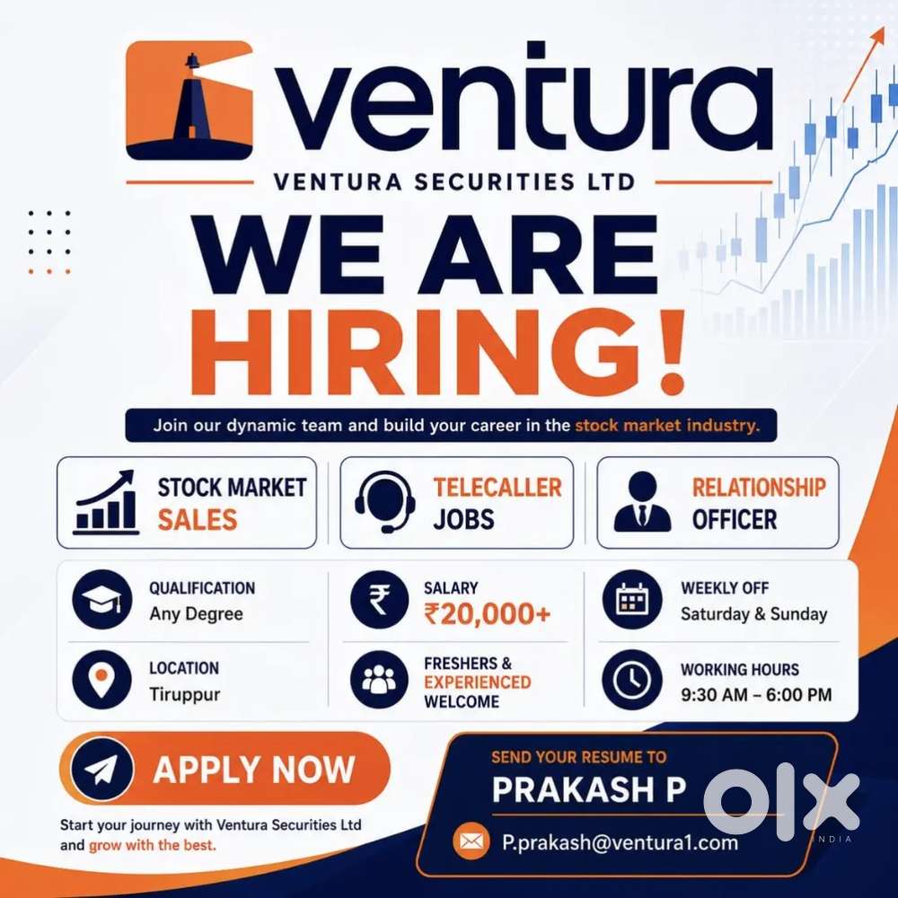 Relationship officer - Share marketing Jobs Immediate Hiring in Tirupu