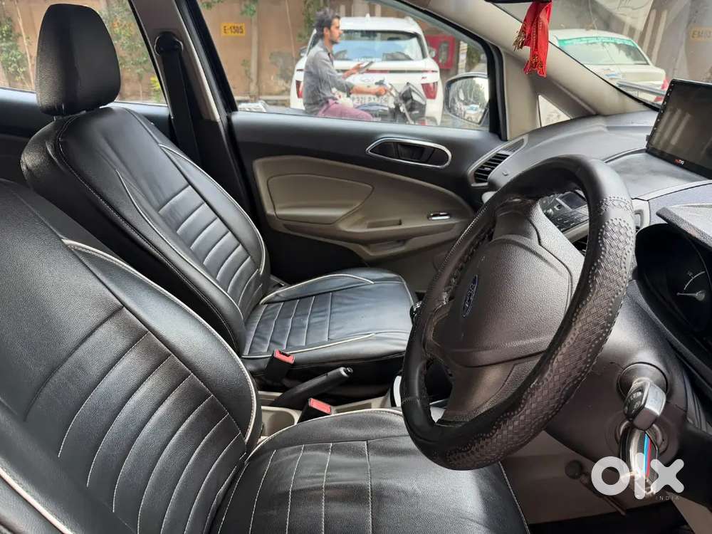 Good Condition Black Ford Ecosport Cng Fiitted