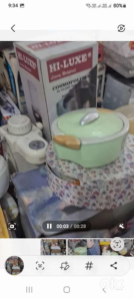 Crockery का माल