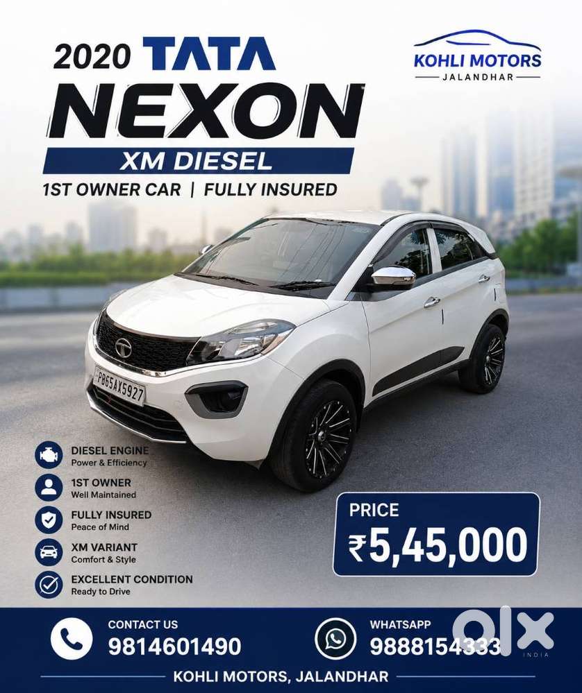 Tata Nexon 1.5 Revotorq Xm (s), 2020, Diesel