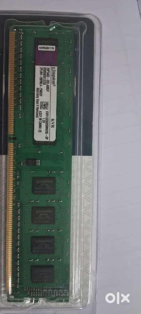 8GB Desktop RAM DDR3 1333MHz (4 Sticks of 2GB) - Kingston & PNY