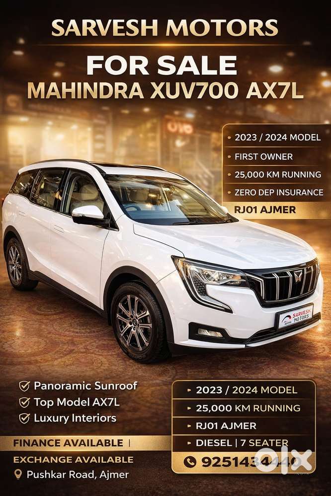 Mahindra Xuv700 2.2 Ax 7 Diesel Mt Str, 2024, Diesel