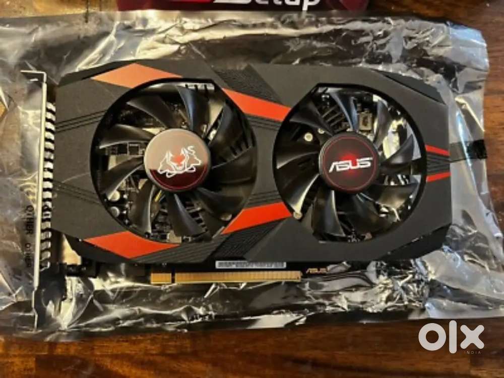 Asus- branded NVIDIA GeForce GTX 1050 Ti 4GB graphics card. - Computer ...