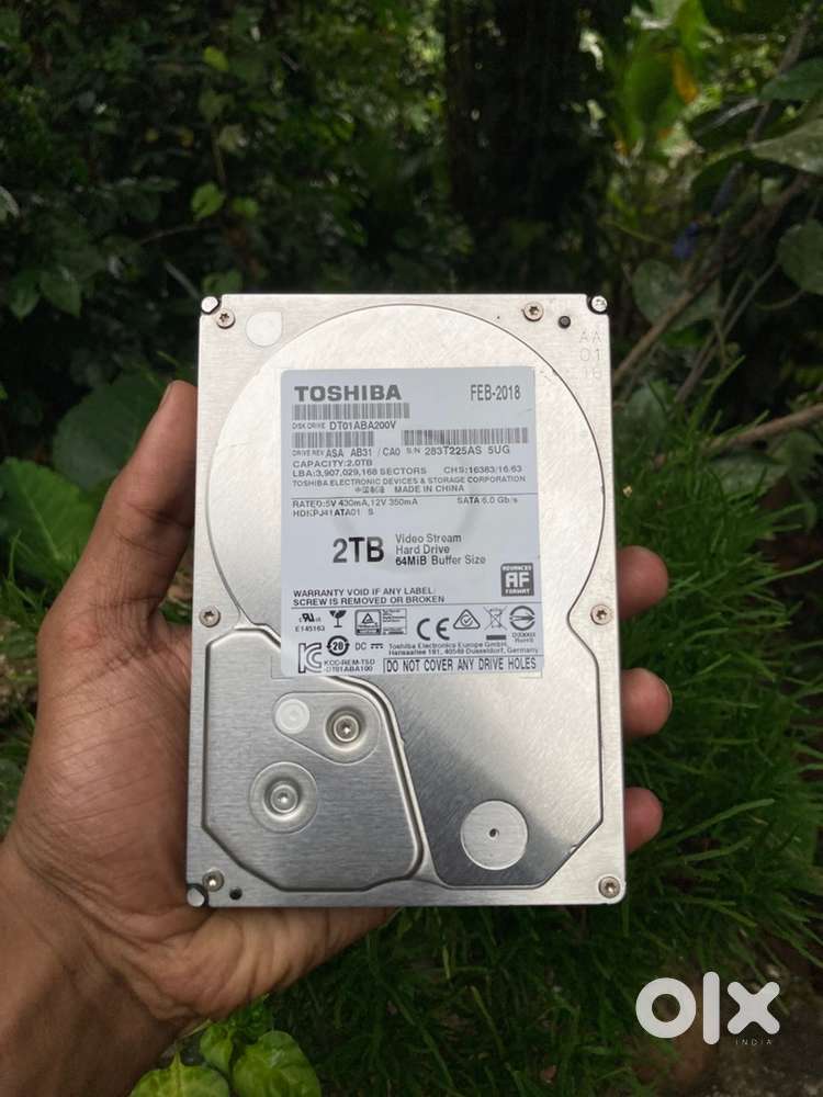 Toshiba 2TB SATA HDD | DT01ABA200V | 3.5” Desktop HDD | Good