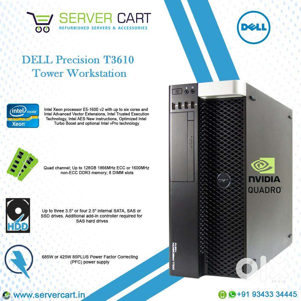 HP z840, z640 Intel Xeon z4 G4, z2 G5 Server Dell T7820, T7810 Graphic