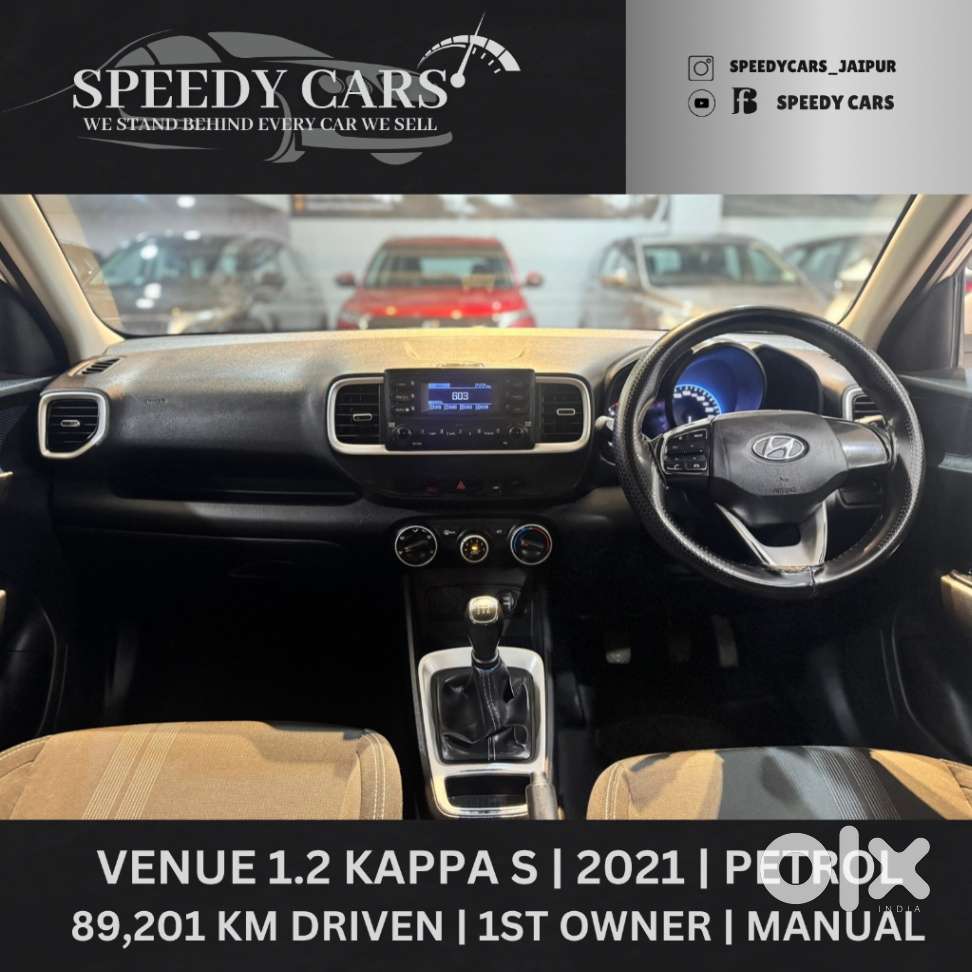 Hyundai Venue S 1.2 Petrol, 2021, Petrol