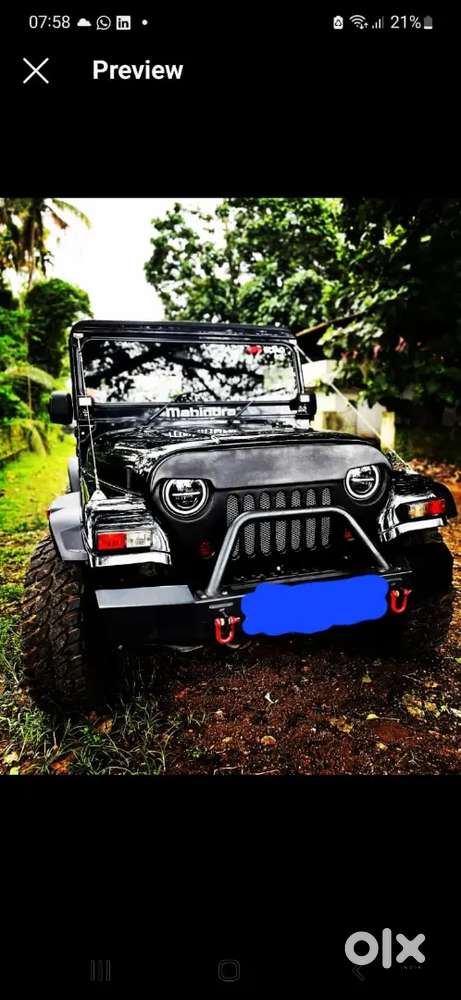 Mahindra Thar 2015 4×4 Diesel Hard Top Well  Maintained