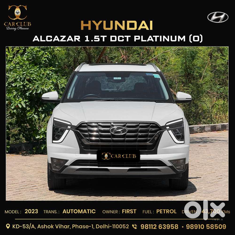 Hyundai Alcazar Platinum (o) 7 Str 1.5 Petrol Dct, 2023, Petrol