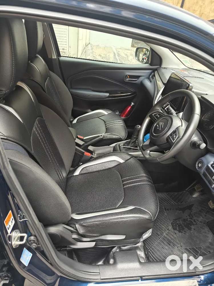 Baleno Car 2024 Top End Alpha Model Blue Color Single Owner