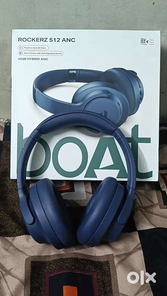 1 years warranty my selling new headphones boat rockerz 512 anc
