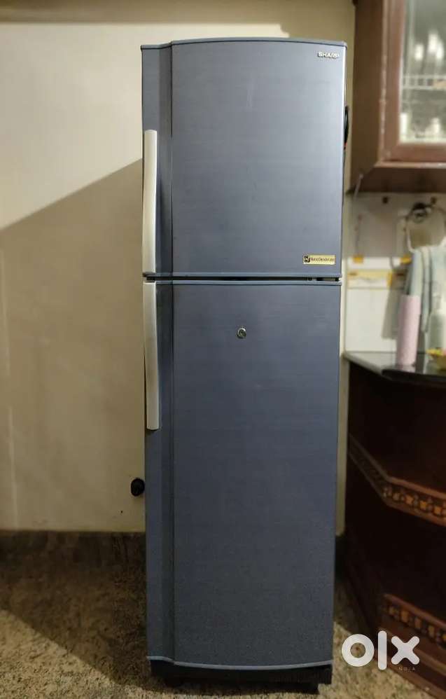Sharp 245L Double Door Refrigerator Japanese Product, Good