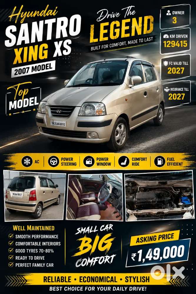 Hyundai Santro Xing 2007 Car
