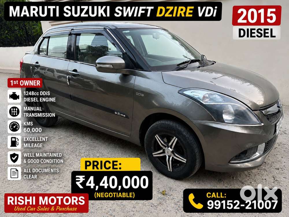 Maruti Suzuki Swift Dzire Vdi Abs, 2015, Diesel