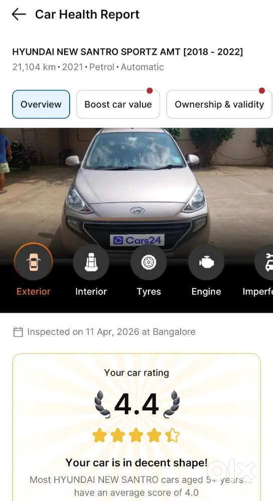Hyundai New Santro 2021 Petrol 21000 Km Driven