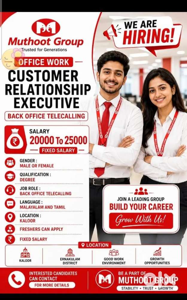 MUTHOOT HEAD TELECALLING JOB VACANCY