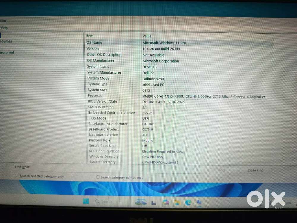 Dell i5 7th gen