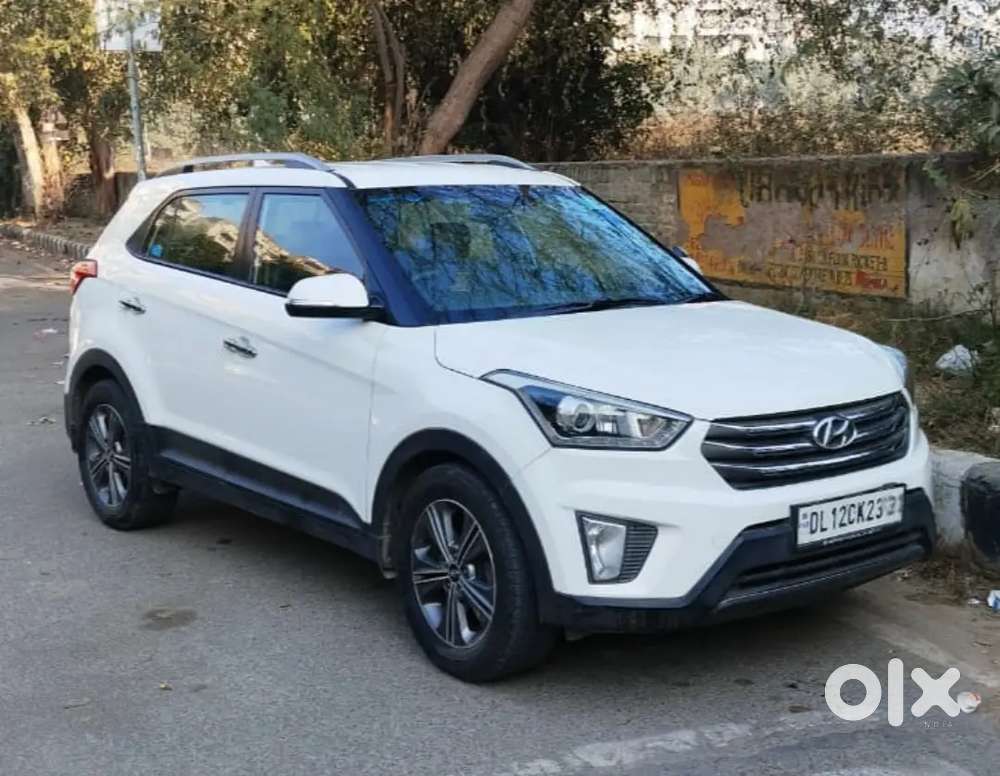Hyundai Creta 1.6 Automatic Petrol White Color Excellent Condition