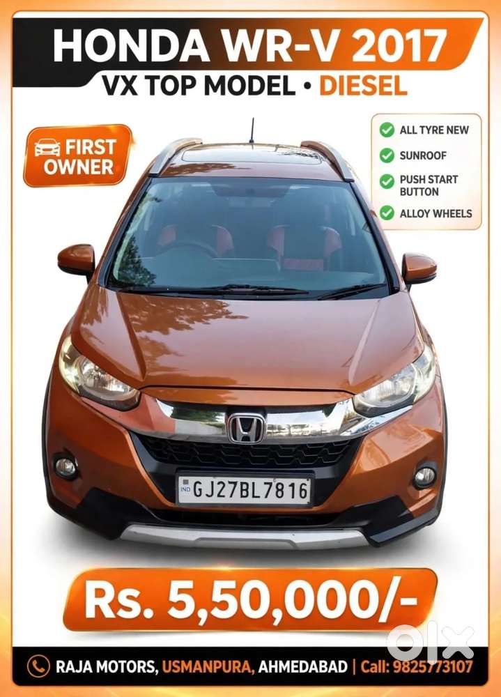 Honda Wr-v 1.5 Vx I-dtec, 2017, Diesel