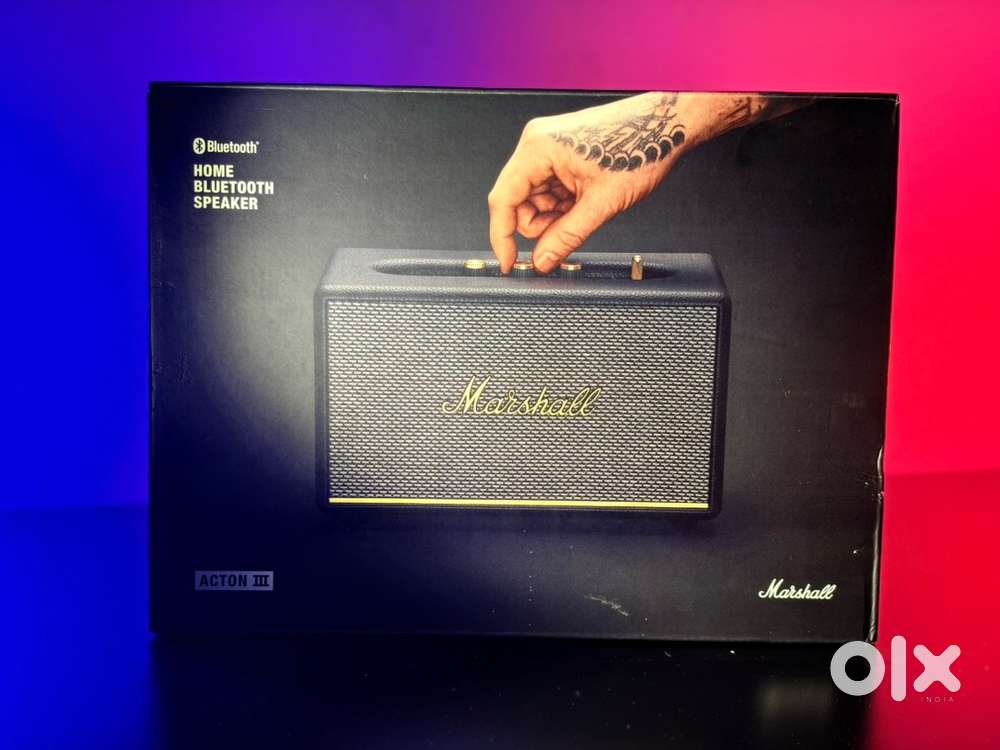 Marshall Acton III Bluetooth Home Speaker SEALED CUT