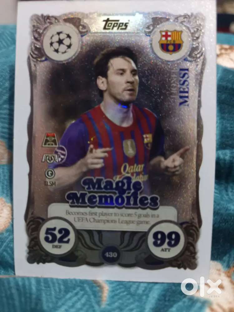 Lionel Messi card