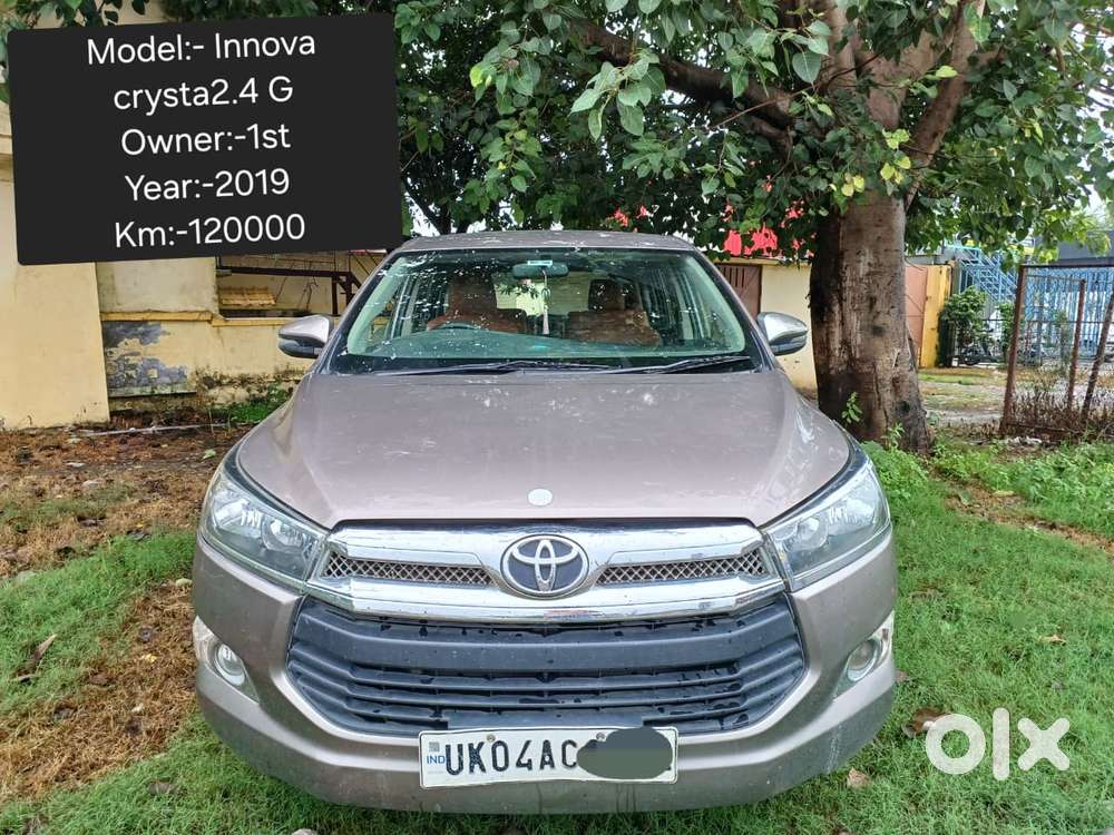 Toyota Innova Crysta 2.4 G Mt 7 Str, 2019, Diesel