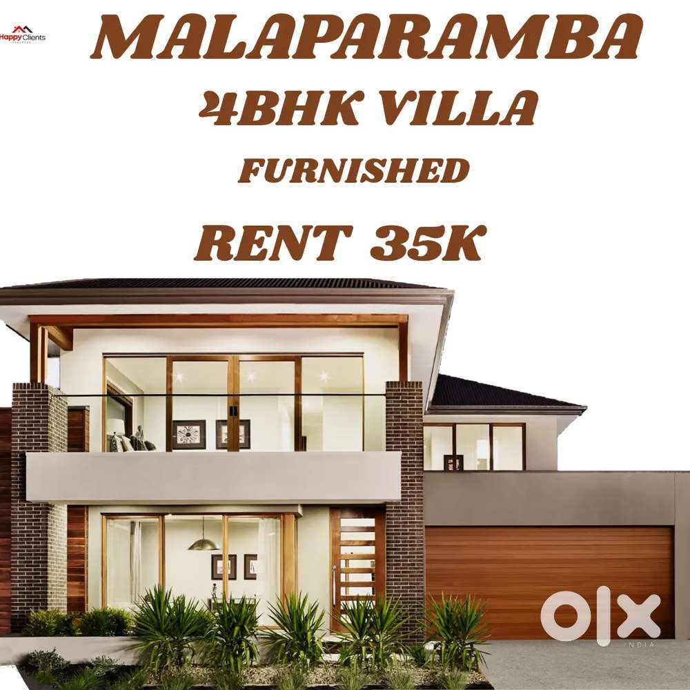 Malaparamba 4Bhk Furnished Villa Available For Rent