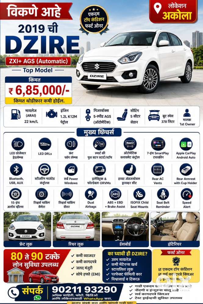 Maruti Suzuki Dzire 2019