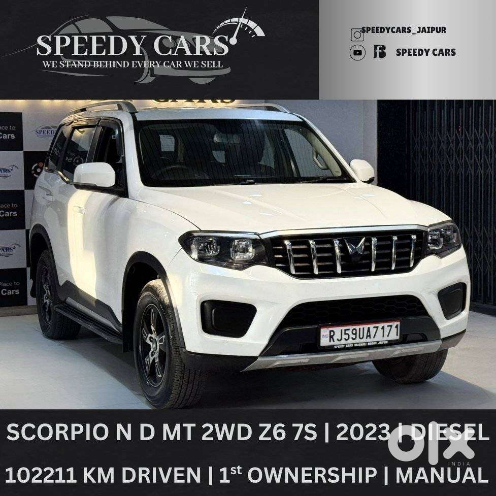 Mahindra Scorpio N Z6 Diesel Mt 2wd 7 Str, 2023, Diesel