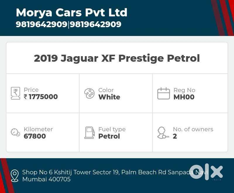 Jaguar Xf, 2019, Petrol