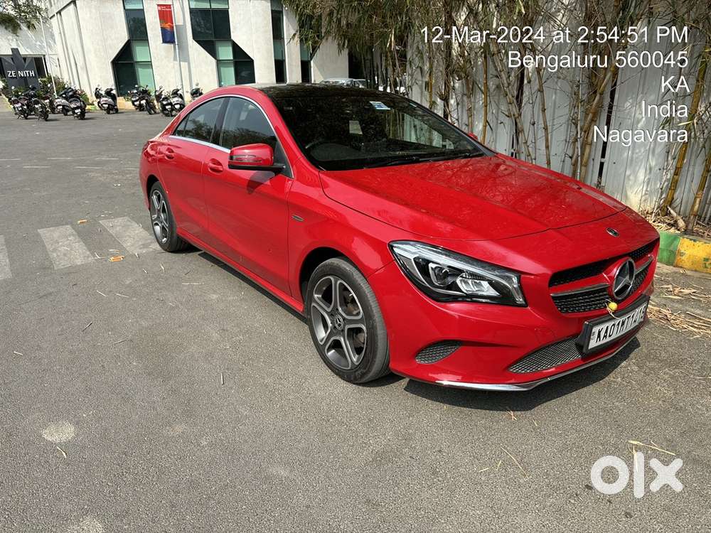 Mercedes-benz Cla Diesel 200 D Sport 2019 Jupiter Red Colour