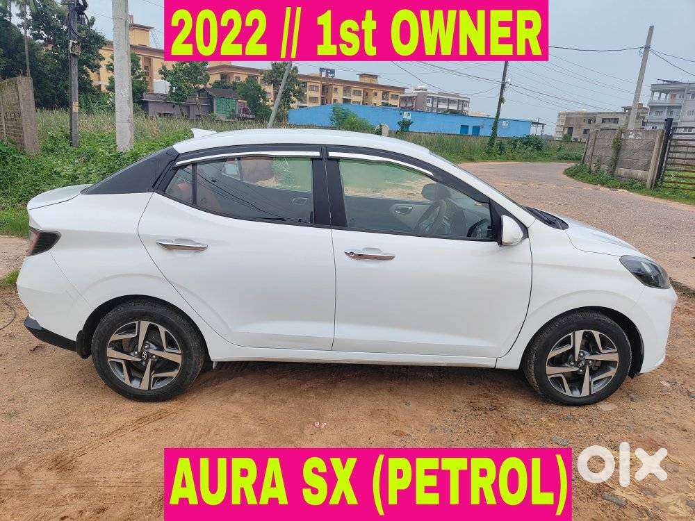 Hyundai Aura Sx 1.2 Petrol, 2022, Petrol