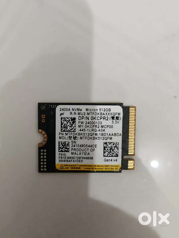Original Dell OEM Micron 2400 512GB - Computer Accessories in