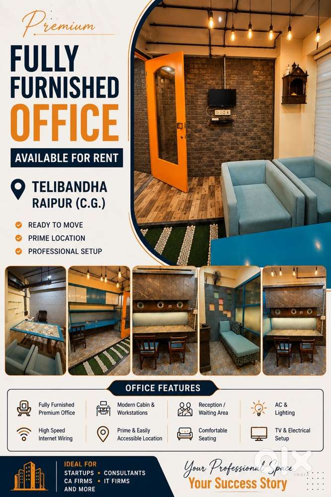  FULLY FURNISHED PREMIUM OFFICE FOR RENT