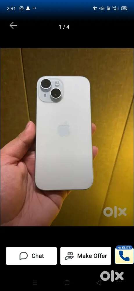 Iphone 15 128gb white blue