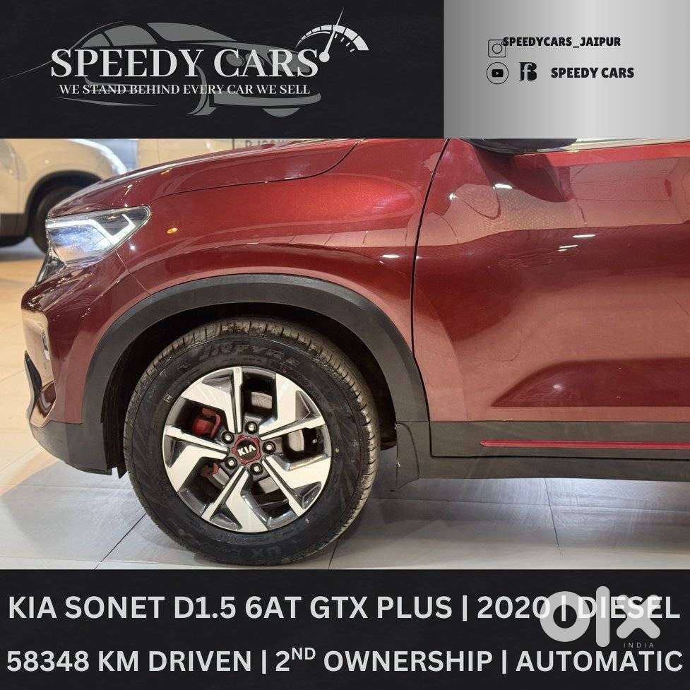 Kia Sonet 1.5 Gtx Plus Diesel At Dt, 2020, Diesel