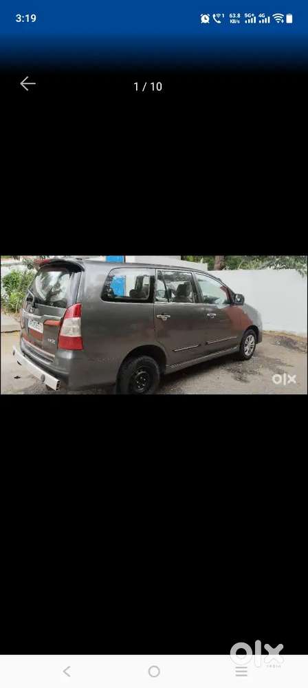 Toyota Innova 2012 Diesel Manual 340 Km