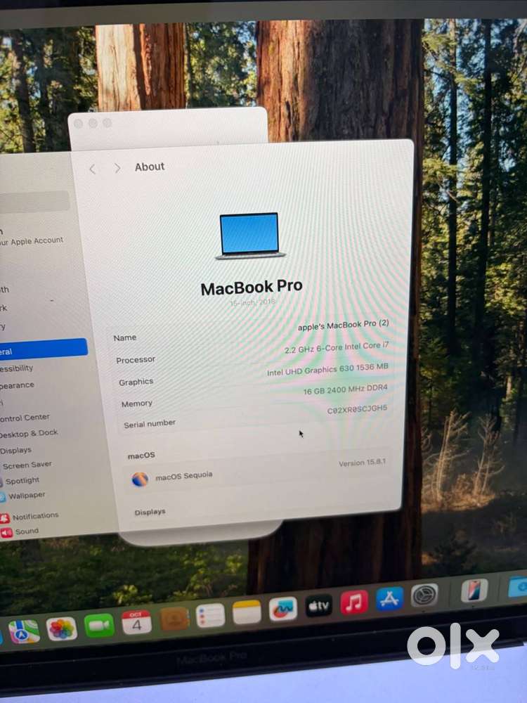 Apple MacBook Pro 6-Core Intel Core i7 | 16GB RAM |512 SSD