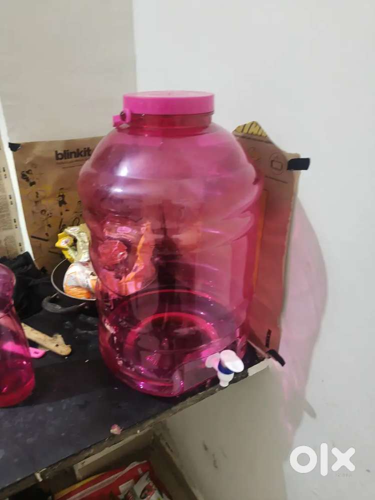 Bed,20 L water bottle,20 L water balti