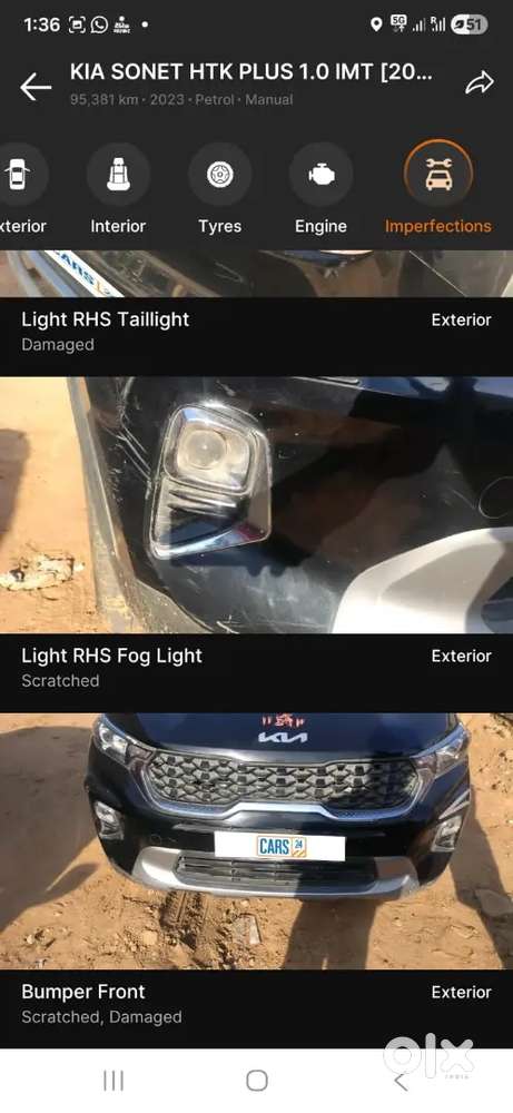 Kia Sonet 2023 Petrol 105000 Km Driven