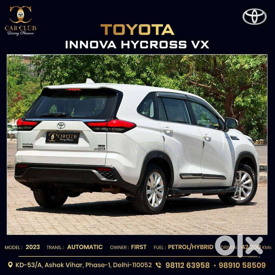 Toyota Innova Hycross 2.0 Vx Hybrid 7 Str, 2023, Petrol