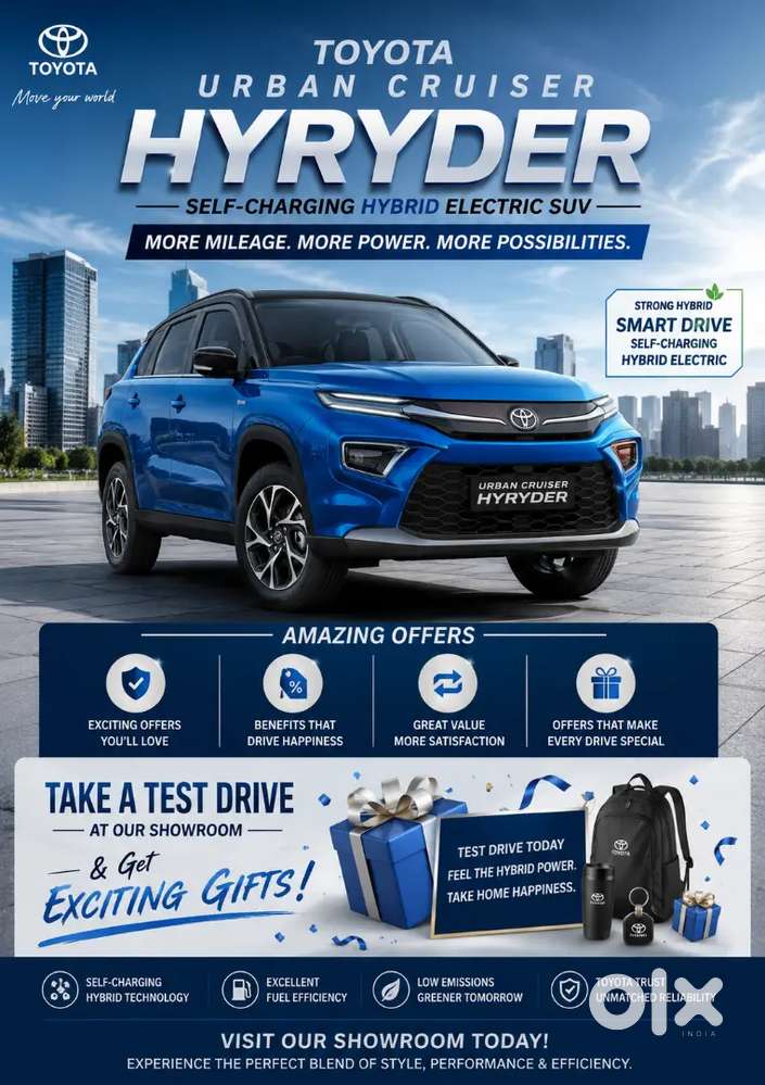 Toyota Urban Cruiser Hyryder 2026. 1.5l Hev & Neo Drive Technology