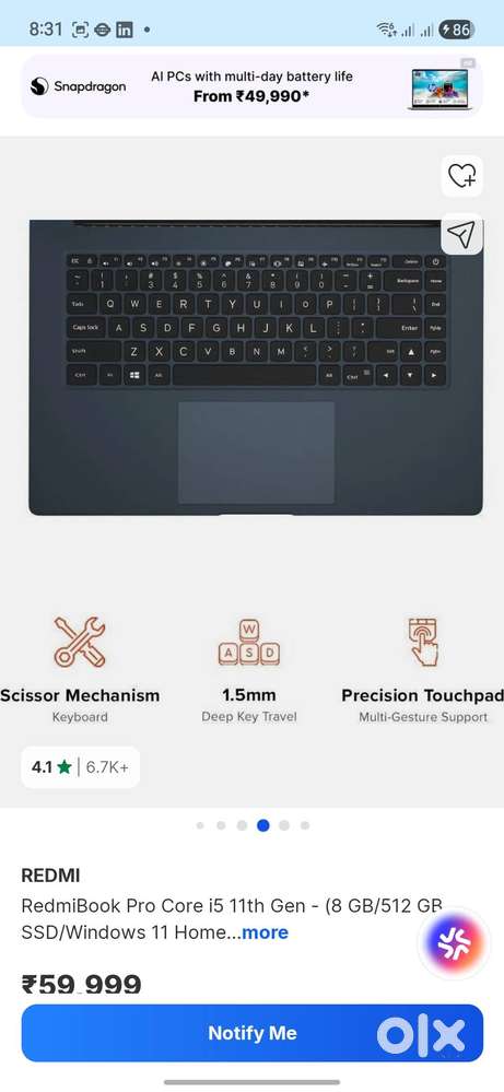 Redmi Laptop